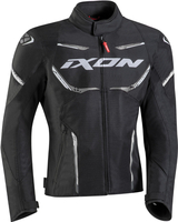 Ixon Striker Air WP Giacca tessile moto,  nero-bianco,  dimensione XL