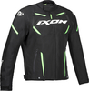 Ixon Striker Giacca tessile da moto impermeabile,  nero-bianco-verde,  dimensione 3XL per uomo