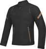 Ixon Striker Retro Giacca tessile da moto impermeabile,  nero-marrone,  dimensione 3XL per uomo