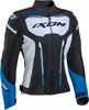 Ixon Striker WP Giacca tessile moto da donna,  nero-bianco-blu,  dimensione M per donne