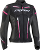 Ixon Striker WP Giacca tessile moto da donna,  nero-grigio-rosso,  dimensione 3XL per donne