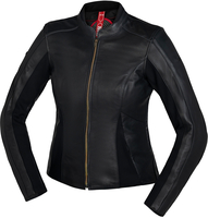 IXS Aberdeen Giacca da donna in pelle per moto,  nero,  dimensione 36 per donne
