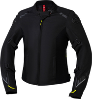 IXS Carbon-ST impermeabile Ladies Giacca tessile moto,  nero,  dimensione S per donne
