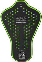 IXS CCS Level 2 Paraschiena,  nero-verde,  dimensione XL per uomo