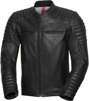 IXS Classic LD Dark Giubbotto moto in pelle,  nero,  dimensione 52 per uomo