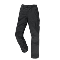 IXS Hero Evo Textile Pants Pantaloni pioggia,  nero,  dimensione S per uomo
