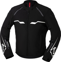 IXS Hexalon-ST giacca tessile moto impermeabile,  nero-bianco,  dimensione XL per uomo