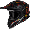 IXS iXS189FG 2.0 Casco Motocross,  nero-rosso,  dimensione S per uomo