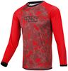 IXS Pivot 8.1 Sleeve t-shirt,  rosso,  dimensione M per bambini