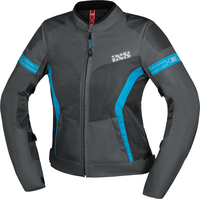 IXS Trigonis-Air Giacca tessile moto da donna,  grigio-blu,  dimensione M per donne