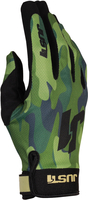 Just1 J-Flex Camo Guanti da motocross,  verde-multicolore,  dimensione S