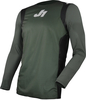 Just1 J-Flex Longsleeve Jersey per biciclette,  verde,  dimensione L