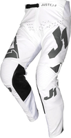 Just1 J-Flex Pantaloni Motocross,  grigio-bianco,  dimensione 54 per uomo
