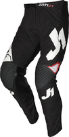 Just1 J-Flex Pantaloni Motocross,  nero-bianco,  dimensione 52