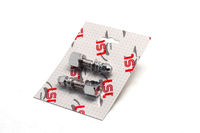 Kit di montaggio a specchio LSL Harley,  placcato acciaio/cromo,  argento