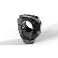 Kit staffa morsetto LSL GONIA Ø28, 6,  KAWASAKI Z 900,  17-,  nero