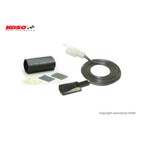 KOSO Riscaldatore a pollice per maniglie di riscaldamento,  nero