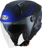 KYT D-City Colorful Casco Jet,  blu,  dimensione S per uomo