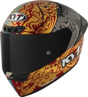 KYT KX-1 Race GP Bastianini IDN Replica 2023 Casco,  oro,  dimensione 2XL per uomo
