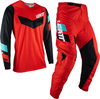 Leatt 3.5 Ride Youth Motocross Jersey e Pantaloni Set,  nero-rosso,  dimensione M