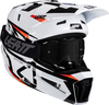 Leatt 3.5 Sharp Casco da motocross con occhiali,  nero-bianco-rosso,  dimensione XL per uomo