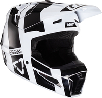 Leatt 3.5 V24 Casco da motocross per ragazzi,  nero-bianco,  dimensione L