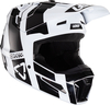 Leatt 3.5 V24 Casco da motocross per ragazzi,  nero-bianco,  dimensione M