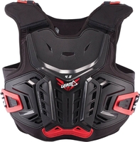 Leatt 4.5 Pro Protezione toracica per bambini Motocross,  nero-rosso,  dimensione L XL