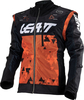 Leatt 4.5 X-Flow Giacca Motocross,  nero-arancione,  dimensione XL