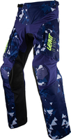 Leatt 5.5 Enduro Digital Pantaloni Motocross,  bianco-blu,  dimensione L
