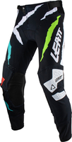 Leatt 5.5 IKS Tiger Pantaloni Motocross,  nero-rosso-blu,  dimensione 2XL