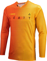 Leatt 5.5 Ultraweld Citrus 2024 Maglia Motocross,  nero-arancione,  dimensione 2XL