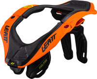 Leatt 5.5 V24 Collare,  nero-arancione,  dimensione L XL per uomo