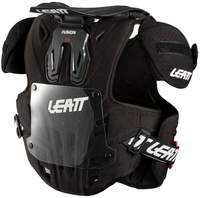 Leatt Fusion 2.0 Gilet protettivo per bambini,  nero,  dimensione 2XL