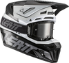 Leatt Moto 8.5 Composite V22 Casco da motocross con occhiali,  nero-bianco,  dimensione S