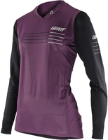 Leatt MTB Gravity 4.0 Maglia Bicylce Donna,  nero-porpora,  dimensione XL per donne