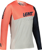 Leatt MTB Gravity 4.0 Maglia da bicicletta per bambini,  bianco-arancione,  dimensione M