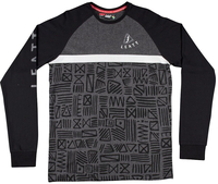 Leatt Tribal Longsleeve,  nero-grigio,  dimensione L