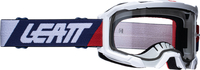 Leatt Velocity 4.5 Bold Occhiali da motocross,  bianco-blu