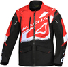 Macna Landmark Giacca Motocross,  nero-bianco-rosso,  dimensione 3XL per uomo