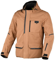 Macna Mondo 2.0 impermeabile Giacca tessile moto,  marrone,  dimensione L per uomo