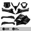O PARTS Kit Carrozzeria Nero Opaco - Piaggio MP3 125/250/300 (11-14) 400 (08-11) 500 (11-13),  nero