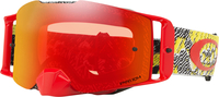 Oakley Front Line Dazzle Dyno Occhiali Motocross,  blu-arancione