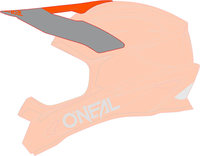 Oneal 1Series Solid Picco casco,  arancione