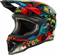 Oneal 1SRS VIBRANT Casco da motocross giovanile,  multicolore,  dimensione 48