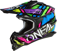 Oneal 2Series Glitch Casco Motocross,  multicolore,  dimensione L per uomo