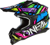 Oneal 2Series Glitch Casco Motocross,  multicolore,  dimensione S per uomo
