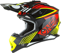 Oneal 2Series Rush V.22 Casco motocross,  rosso-giallo,  dimensione M