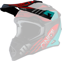 Oneal 2Series Spyde 2.0 Picco casco,  nero-rosso per uomo
