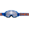 O´Neal B-20 Flat Goggle,  blu-arancione per uomo